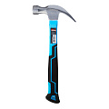 Молоток с гвоздодером столярный с плексигласс. рукояткой, 680 г, Smartbuy tools