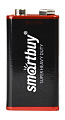 Батарейка солевая крона Smartbuy 6F22/1S (10/400) (SBBZ-9V01S)
