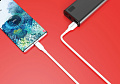 Кабель для зарядки и передачи данных S25 MicroUSB белый, 3А, soarer,TPE, 1 м, Smartbuy (iK-12-S25w)