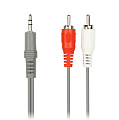 Кабель соединительный Smartbuy 3.5 Jack (M) - 2xRCA (M), стерео, аудио, 1,8 м,пакет (KA-311-300)/100