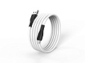 Кабель для зарядки и передачи данных S21 MicroUSB белый, 2.4 А, сил., 1 м, Smartbuy (iK-12-S21bw)