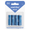 Батарейка алкалиновая Smartbuy MAXX LR6/4B (48/480) (SBBM-2A04B)
