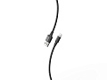 Кабель для зарядки и передачи данных S14 Lightning черный, 3 А, 1 м, Smartbuy (iK-512-S14b)