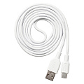 Кабель для зарядки и передачи данных S01 Type C белый, 2.4 А, 1 м, Smartbuy (iK-3112-S01w)
