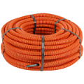 GOFR-20-50-HD-OR-ВП3-2,5LS-50  Электротруба гофрированная ПНД ЭРА GOFR-20-50-HD-OR-ВП3-2,5LS-50 оранжевая d 20 с кабелем ВВГ-Пнг(А)-LS 3х2,5мм2 50м