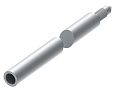Стержень заземления L-1500 с цапфой D16 quick, гор. цинк, 392160 | МЗ-160-ГЦ |  Ostec