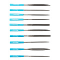 Набор надфилей d4x160мм,10 шт, разл. формы, карман, пласт. ручка, Smartbuy tools