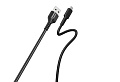 Кабель для зарядки и передачи данных S33 MicroUSB черный, 4 А, мощь, TPE, 1 м, Smartbuy (iK-12-S33b)
