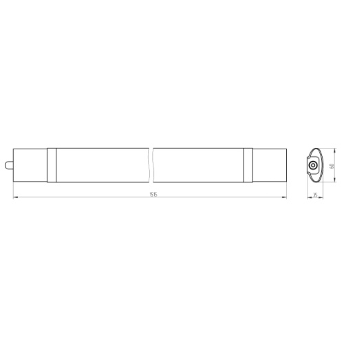 Линейный светодиодный светильник ЭРА SPP-3-50-4K-M 50Вт 4000К 4250Лм IP65 1515х60х35 матовый фото 6