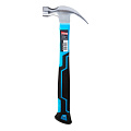 Молоток с гвоздодером столярный с плексигласс. рукояткой, 225 г, Smartbuy tools