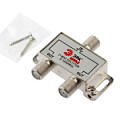 DS-F-01  Делитель ТВ ЭРА SIMPLE DS-F-01 2 ответвления под F разъём 5-1000 МГц упаковка 1шт