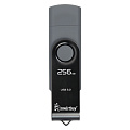 USB 3.0/3.1 накопитель Smartbuy 256 ГБ серия Twist Dual Чёрный/Cерый Type-C/Type-A (SB256GB3DUOTWK)