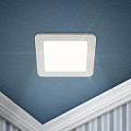 LED 2-16-6K  Светильник светодиодный встраиваемый Даунлайт ЭРА LED 2-16-6K квадратный 16Вт 6500К