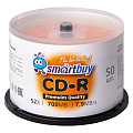 Диски для записи SMARTBUY CD-R, 700Мб, 52х, 50шт, кейк-бокс (SBCD-R50)/5