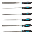 Набор надфилей d4x160мм, 6 шт, пласт. ручка, кейс, Smartbuy tools