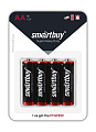 Батарейка солевая Smartbuy R6/4B (48/960) (SBBZ-2A04B)