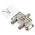 DS-F-SAT-01  Делитель ТВ ЭРА SIMPLE DS-F-SAT-01 2 ответвления под F разъём 5-2500 МГц упаковка 1 шт
