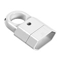 Штепсельное гнездо Smartbuy, под плоскую вилку с кольцом белое 10 А 250В (SBE-2.5-S10-w)