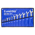 Набор рожковых ключей 12 штук, (6-32 мм), в ткан. чехле Smartbuy Tools