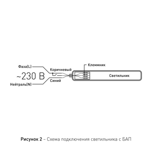 Аварийный линейный светодиодный светильник ЭРА SPP-201-0-40K-E36 36Вт 4000K 3780Лм IP65 1200мм с бап 1 час матовый фото 4