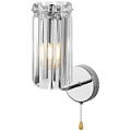 1063-401  Бра светильник Rivoli Ifa 1063-401 настенный 1хЕ14 40 Вт хрусталь с выключателем