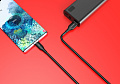 Кабель для зарядки и передачи данных S25 MicroUSB черный, 3А, soarer,TPE,1 м, Smartbuy (iK-12-S25b)