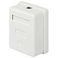 RJ01UN-1  Розетка компьютерная RJ-45 ЭРА RJ01UN-1 категория 5е неэкранированная 1-порт