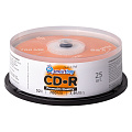 Диски для записи SMARTBUY CD-R, 700Мб, 52х, 25шт, кейк-бокс (SBCD-R25)/10