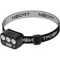 GA-105  Фонарь налобный светодиодный Трофи GA-105 аккумуляторный 3+3+3 Bт сенсорное управление 5 режимов