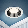 LED 21-18-3K  Светильник светодиодный встраиваемый Даунлайт ЭРА LED 21-18-3K круглый 18Вт 3000К