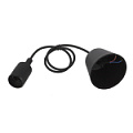 ACS PTR/P-E27-PLA-BL-CAB  Патрон ЭРА Е27 с подвесом пластиковый черный
