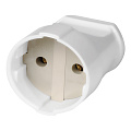 Штепсельное гнездо Smartbuy, без заземления белое 10А 250В (SBE-10-S02-w)