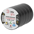 SET5-PRO150BLACK  Набор изолент ЭРА SET5-PRO150BLACK ПВХ 5 шт черная профессиональная 19мм х 20м 150 мкм